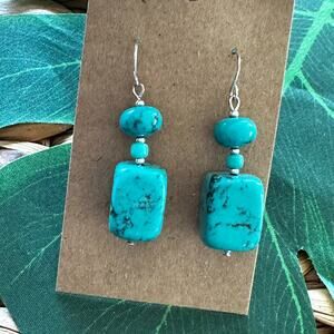 BOGO FREE TURQUOISE BEAD EARRINGS